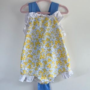 Busy Bees Smock sunsuit